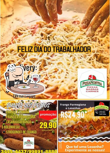 Comida em Pizza Nostra