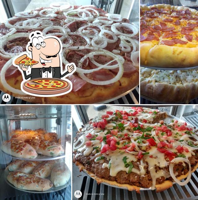 Escolha pizza no Arte e Sabor