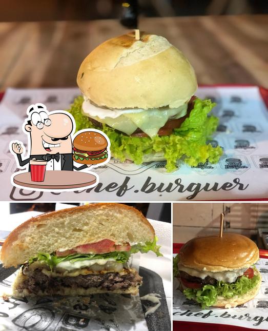 Peça um hambúrguer no Chef Burguer Piedade