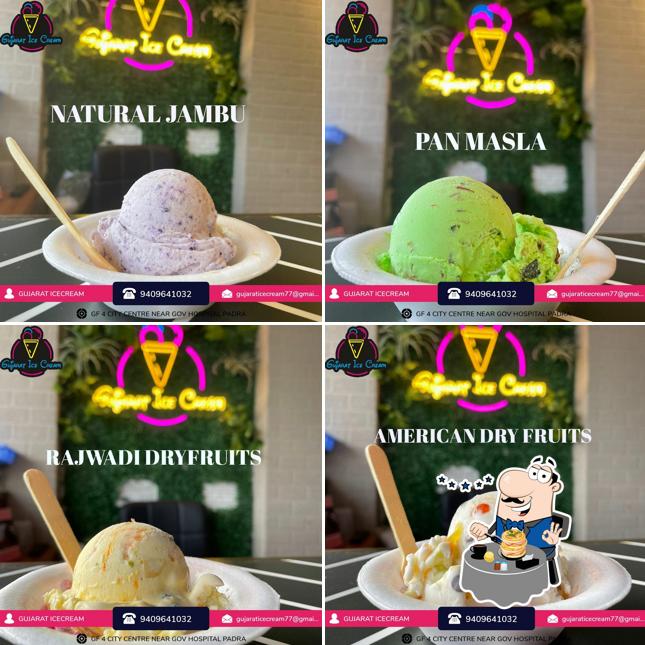 Food at Gujarat Ice Cream