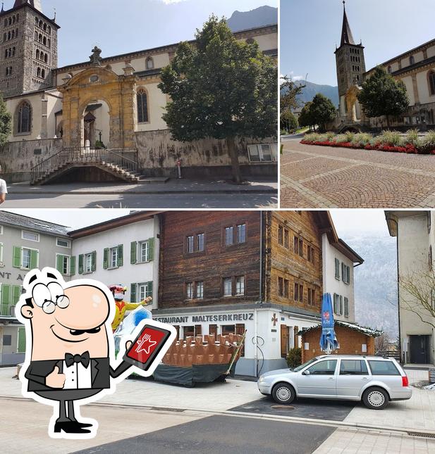 Goditi la vista dagli esterni di Malteserkreuz