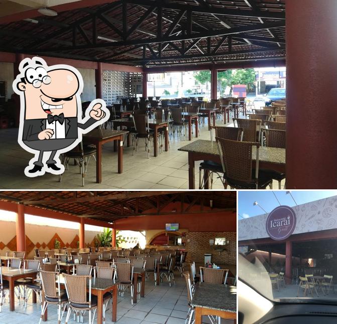 O interior do Restaurante Icarai Grill
