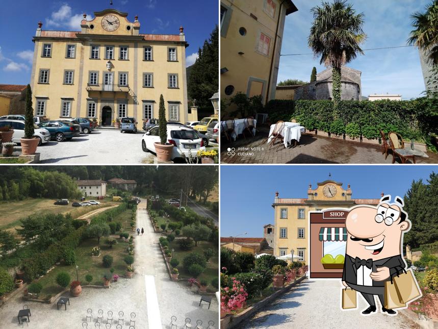Goditi la vista dagli esterni di Ristorante Villa Poschi