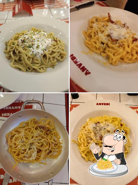 Spaghetti alla carbonara al Anvedi