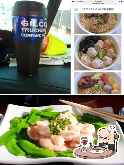 Among different things one can find food and beer at Golden City II Chinese Restaurant