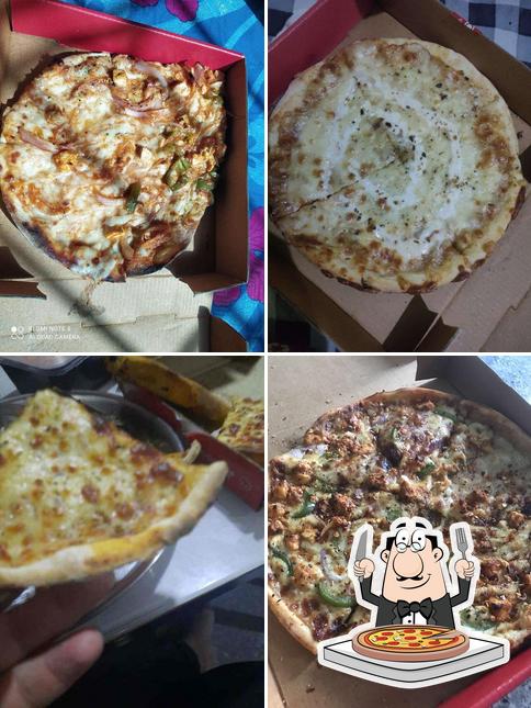 Pick different kinds of pizza