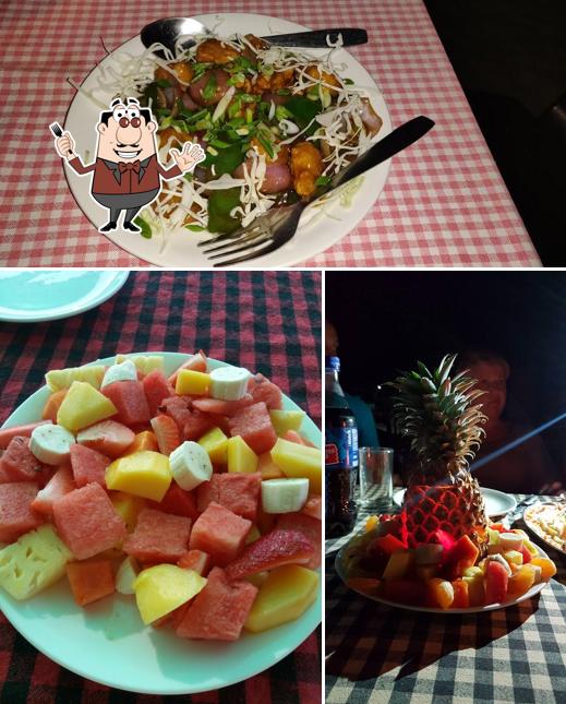 Food at Mario's Beach Shack