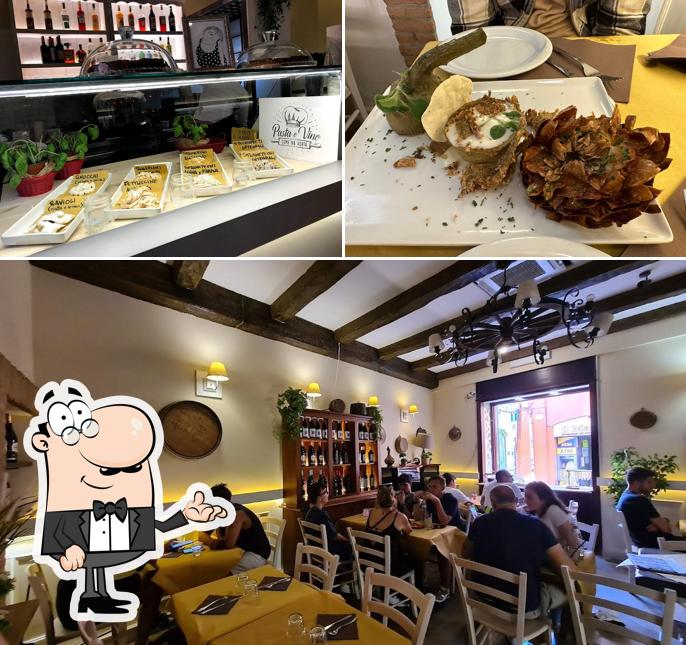 Gli interni di Come 'na Vorta Pasta e Vino Osteria - Trastevere