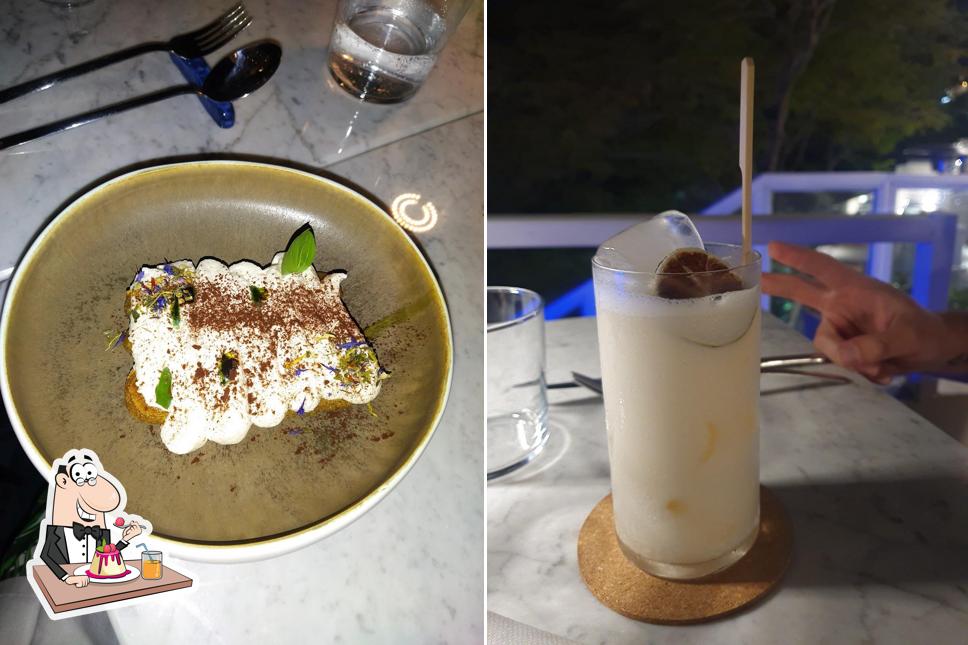 The Roof Dinner CluB offre un'ampia gamma di dessert