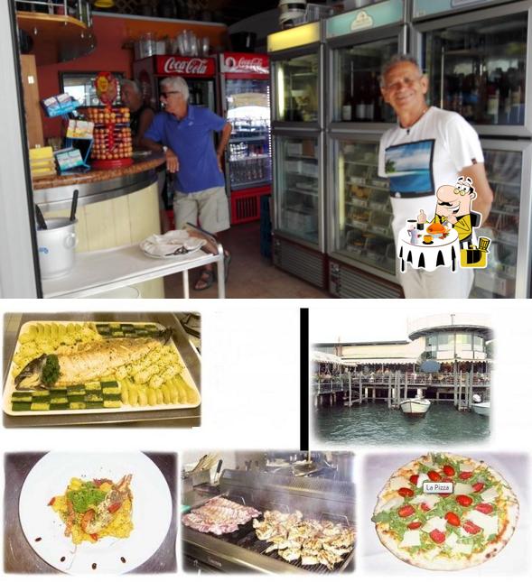 Platti al Ristorante All'ancora