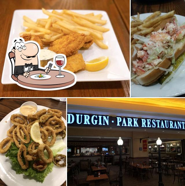 Food at Durgin-Park Restaurant