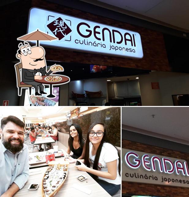 O exterior do Gendai - Restaurante Japonês