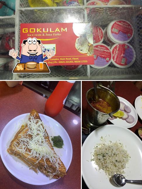 Food at Gokulam Restaurant