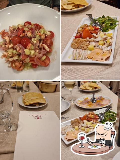Platti al Osteria Caneva