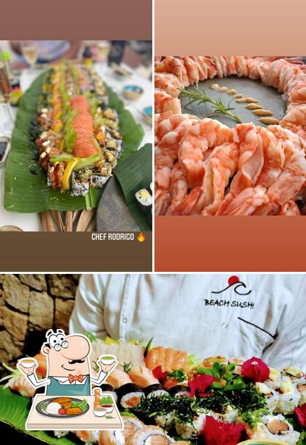 Comida em Beach Sushi - Chef Rodrigo