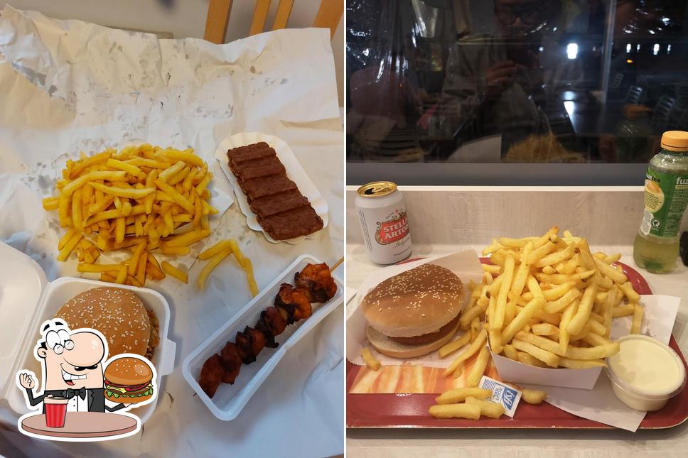 Commandez un hamburger à Fritstop 2530