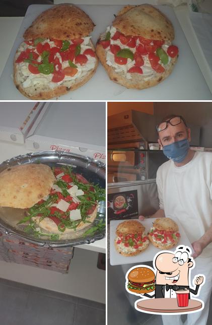 Commandez un hamburger à Rostipizza