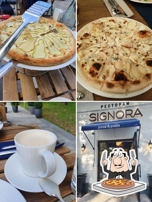 Попробуйте пиццу в "Signora"
