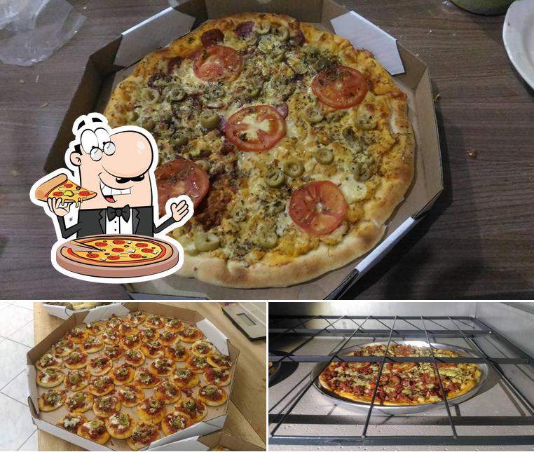 Consiga diversos tipos de pizza