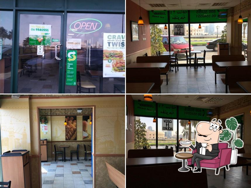 Check out how Subway looks inside