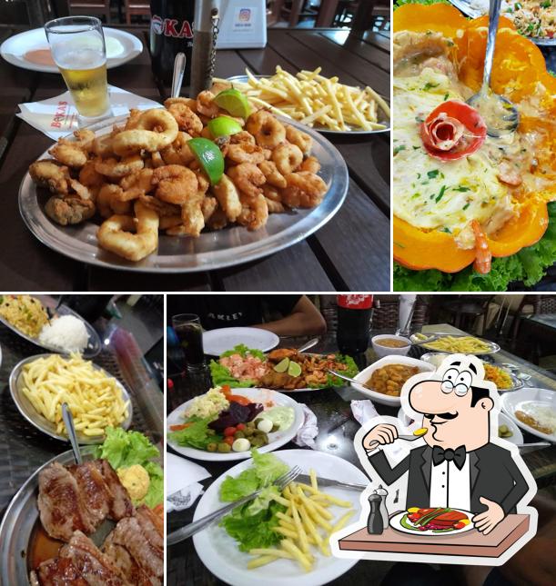 Comida em Boka's Beach