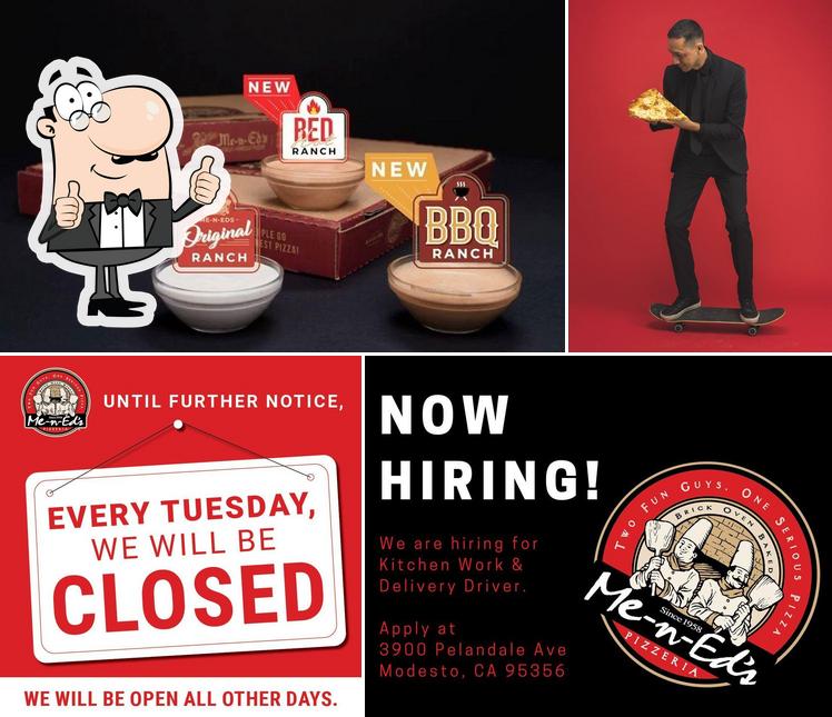 MenEd's Brick Oven Baked Pizzeria in Modesto Restaurant reviews