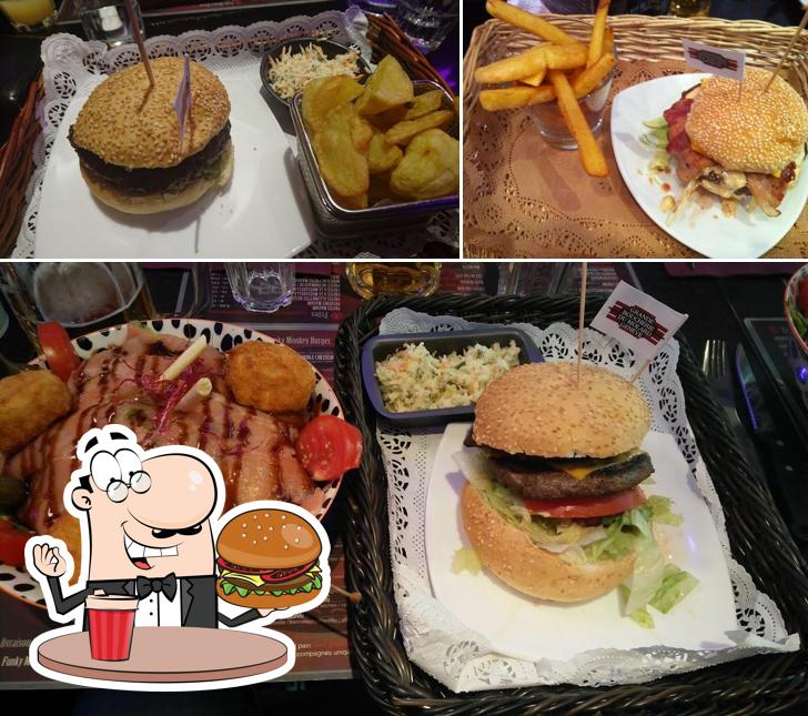 Les hamburgers de Funky Monkey Room will conviendront différents goûts