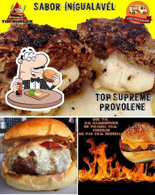 Os hambúrgueres do Top Burger Food Truck irão saciar uma variedade de gostos