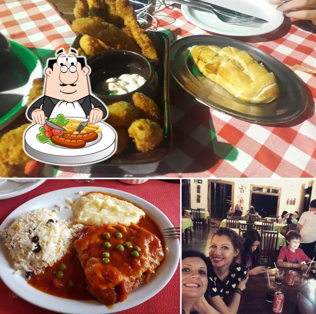 Comida em Restaurante Chico Pintado