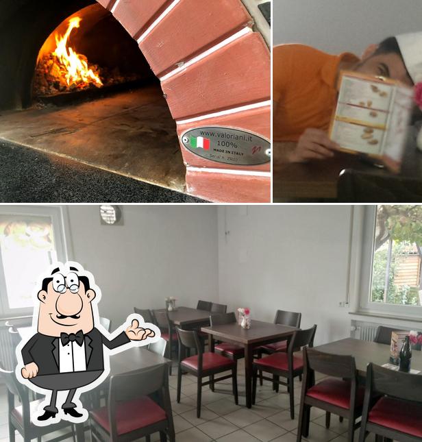 Installez-vous à l'une des tables de Pfäffinger Pizza & Kebap Haus