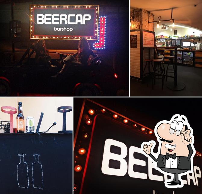 Интерьер "BeerCap barshop"