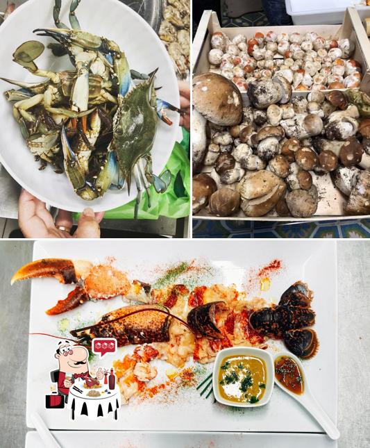 Try out seafood at All'Arena