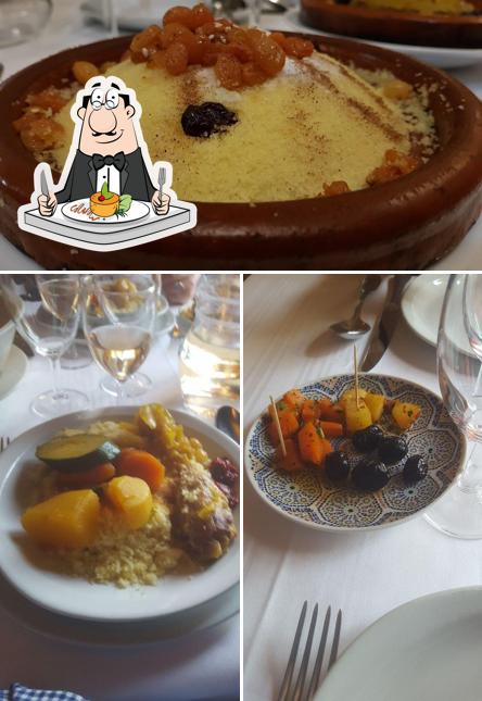 Еда в "La Tour de Marrakech"
