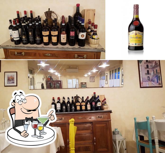 Trattoria La Ciminiera serve alcolici