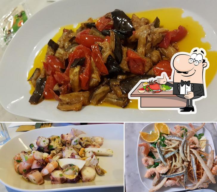 Essayez de nombreux repas à base de fruits de mer servis par Ristorante pizzeria fantasia da Antonio