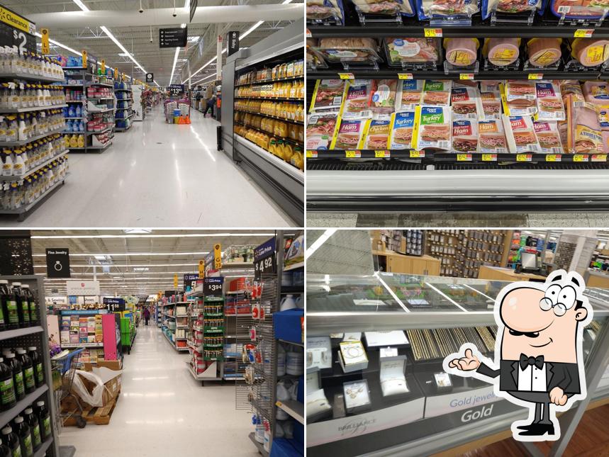 The interior of Walmart Supercenter