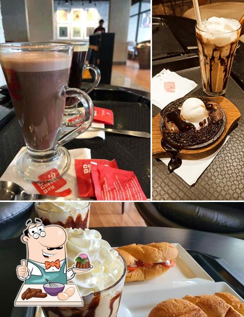 Café Coffee Day serves a number of sweet dishes