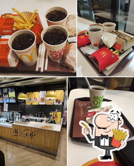 Order finger chips at McDonald's