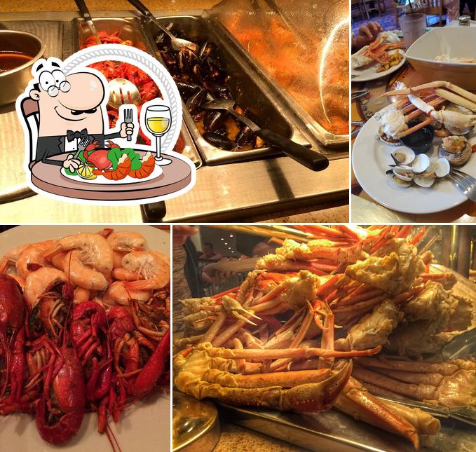 Get seafood at Captain George's Seafood Restaurant