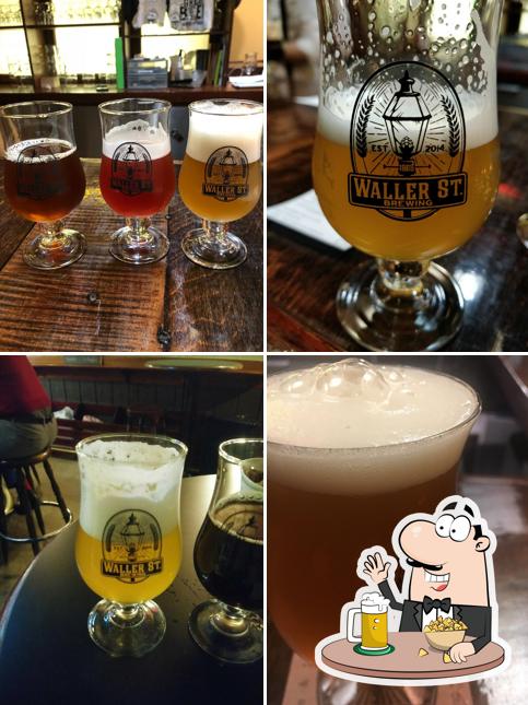 Waller St. Brewing serves a number of beers