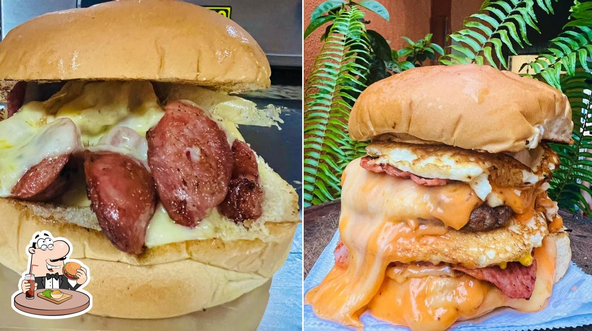 Delicie-se com um hambúrguer no Fernando Lanches