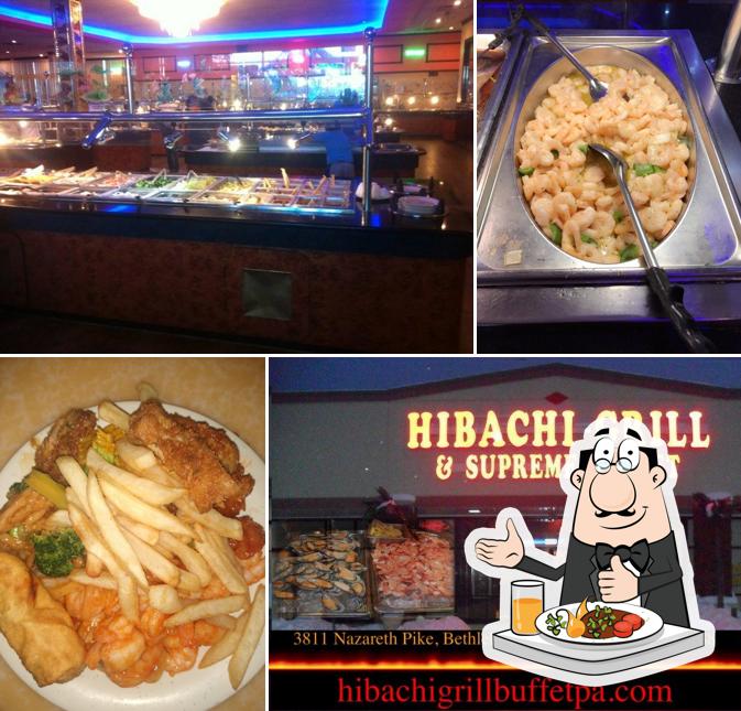 Блюда в "Hibachi Grill and Supreme Buffet"