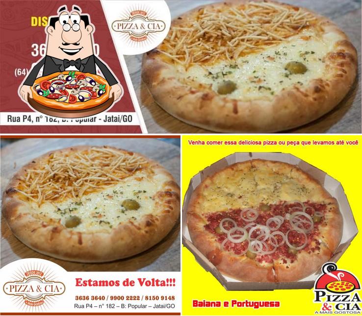 Consiga diferentes tipos de pizza