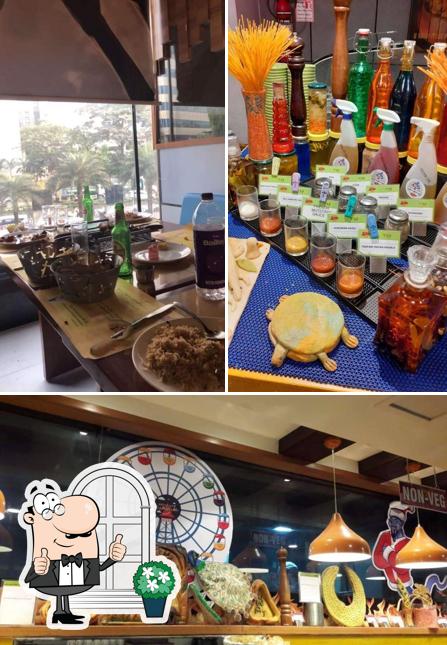 This is the picture depicting exterior and beer at AB's - Absolute Barbecues Powai, Mumbai