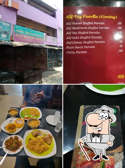 The exterior of Alif Biryani Malaysian Variety Parotta