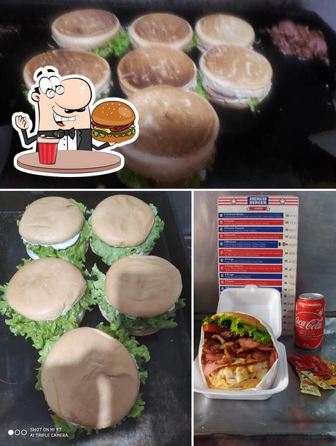 Experimente um hambúrguer no American Burguer Delivery Lanche