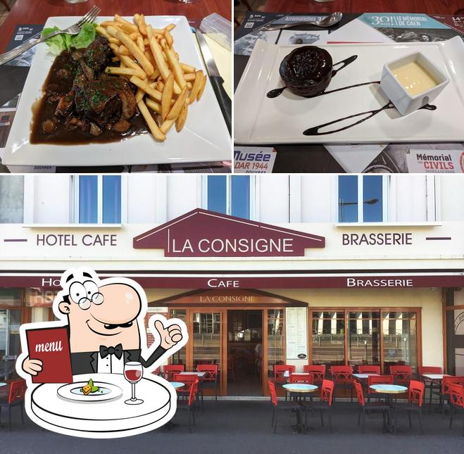 La nourriture et intérieur du restaurant