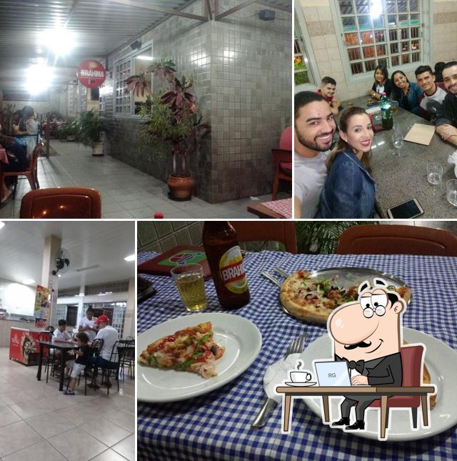 Veja imagens do interior do Pizzaria Bahamas