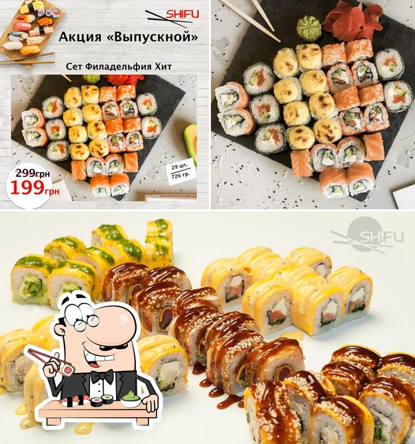 Prenez de nombreuses options de sushi