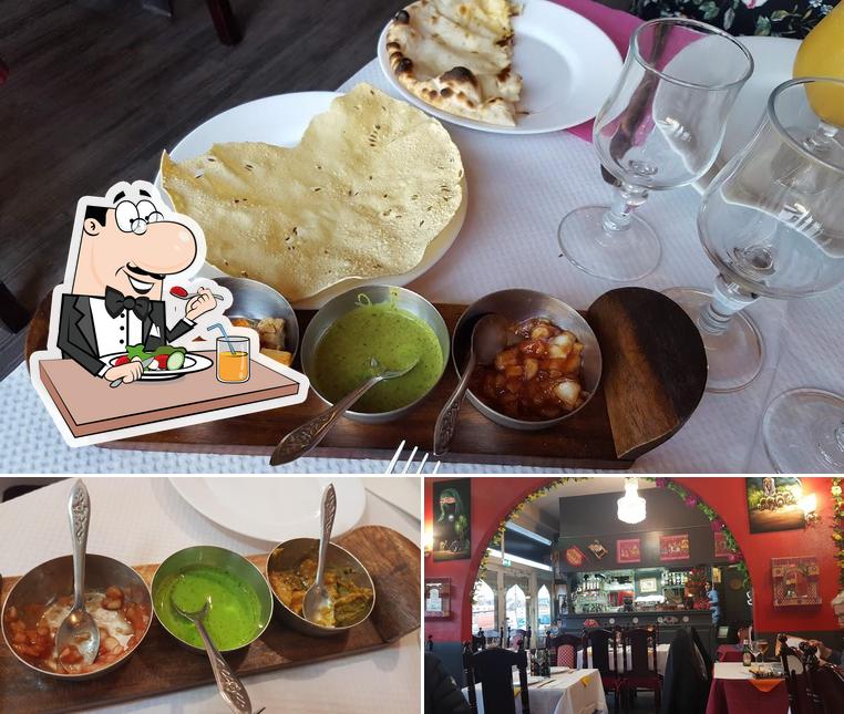 The photo of food and interior at Taj Mahal Restaurant Indien